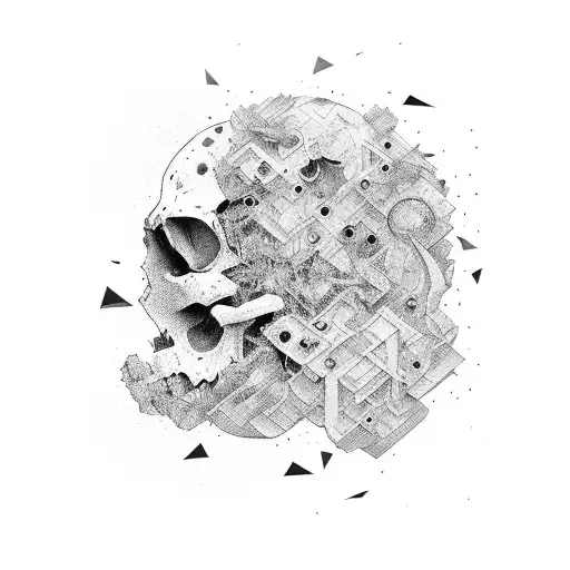 The slower motions of decay This human speed accelerates I dream of breathing, broken things I wake up on the verge of h tattoo design idea