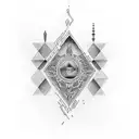 greek architecture  tattoo design idea