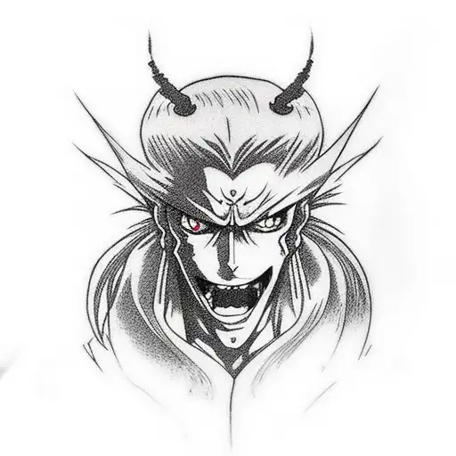 Hellsing alucard themed Eye sleve  tattoo design idea