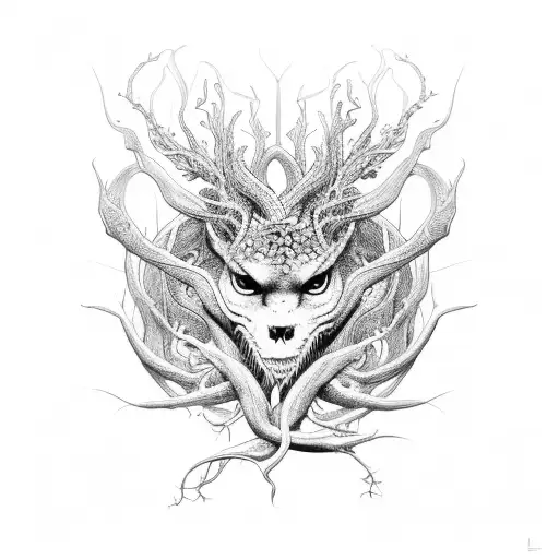 thorny tendrils, 23 tattoo design idea