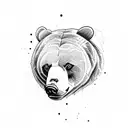 Bear bull tattoo design idea