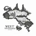 West Virginia tattoo design idea