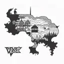 West Virginia tattoo design idea