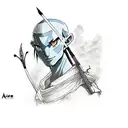 Avatar the legend of aang mixed with archery tattoo design idea