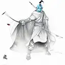 Avatar the legend of aang mixed with archery tattoo design idea