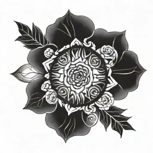 Commitment and success tattoo design idea