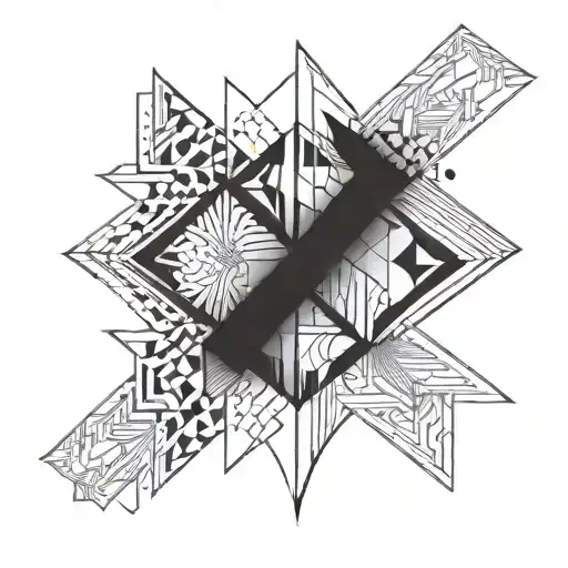 Commitment and success tattoo design idea