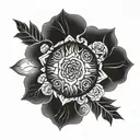 Commitment and success tattoo design idea