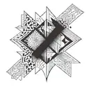 Commitment and success tattoo design idea