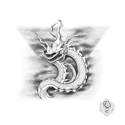 shenron tattoo design idea