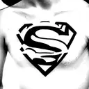 superman tattoo design idea