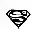 superman tattoo design idea