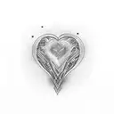 3 hearts tattoo design idea