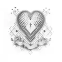 3 hearts tattoo design idea