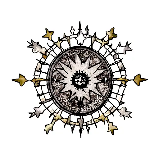 Black Clover tattoo design idea