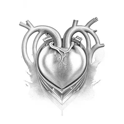 heart and soul tattoo design idea