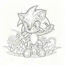 baby sonic baby tattoo design idea