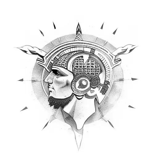 Roman empire tattoo design idea