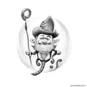 leprechaun having fun tattoo design idea