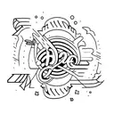 rip dad tattoo design idea