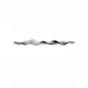 Olive branch fire cloud wave armband tattoo design idea