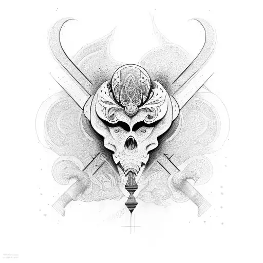 Helios mitology tattoo design idea