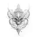 Helios mitology tattoo design idea