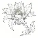 Venus flytrap tattoo design idea