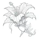 Venus flytrap tattoo design idea