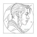 travis scott utopia tattoo design idea