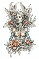 Nirvana In Utero tattoo design idea