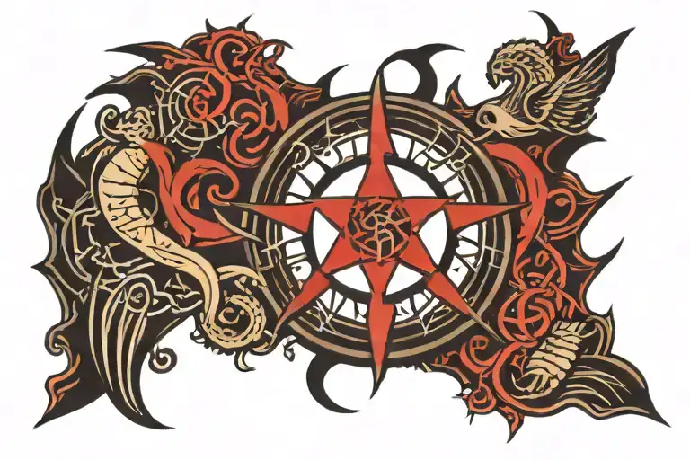 supernatural anti possession tattoo design idea