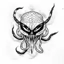 venom tattoo design idea