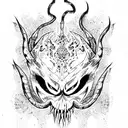 venom tattoo design idea