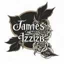 James 1:12 bible verse written tattoo design idea