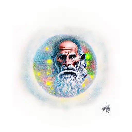 Diogenes quote "stand out of my light"  tattoo design idea