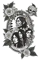 Pierce the veil tattoo design idea