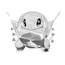 Bulbasaur, squirtle, charmander, butterfree and mudkip tattoo design idea