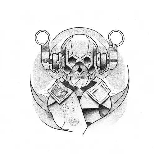 trader tattoo design idea