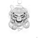 trader tattoo design idea