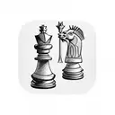chess piece tattoo design idea