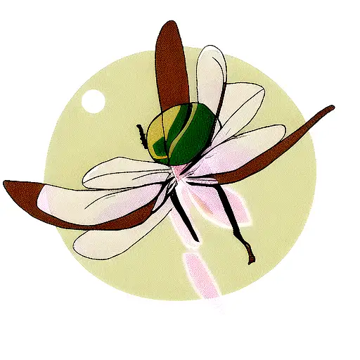 spirit of the dragonfly  tattoo design idea