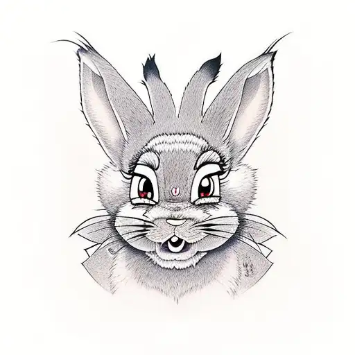 lola bunny, bretz tattoo design idea