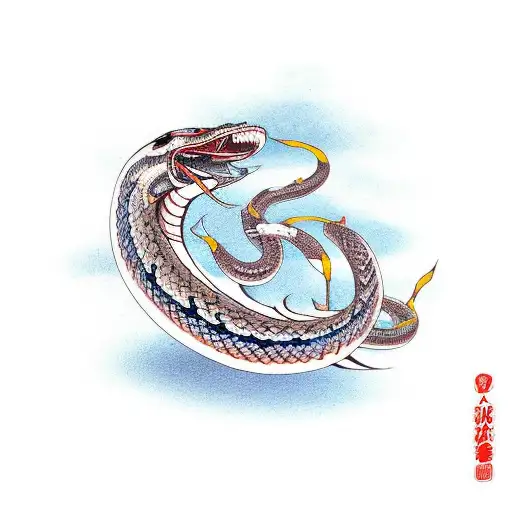 cobra  tattoo design idea