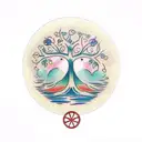 Tree of Life spin tattoo design idea