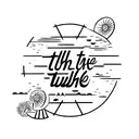 "The Way, The Truth, The Life" words written in three lines stacked in english  tattoo design idea