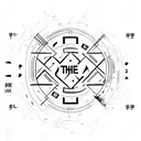 "The Way, The Truth, The Life" words written in three lines stacked in english  tattoo design idea