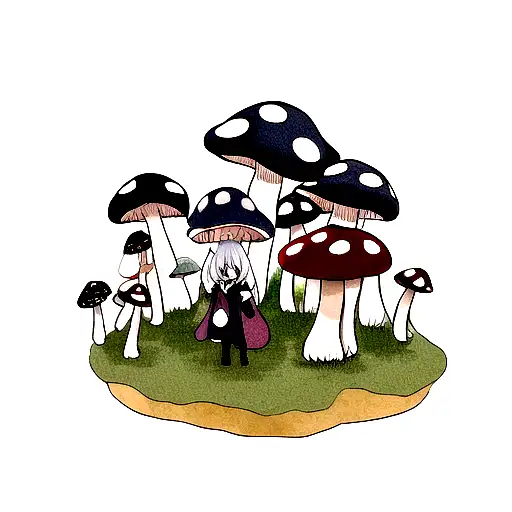 Kawaii Anime Art Anime Mushroom Art Anime Merch Anime Keychain Mori Kei  Kawaii Art Anime Art Mushroom Art Cute Mushroom Art - Etsy