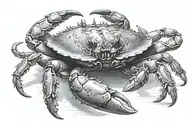 crab tattoo design idea