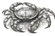 crab tattoo design idea